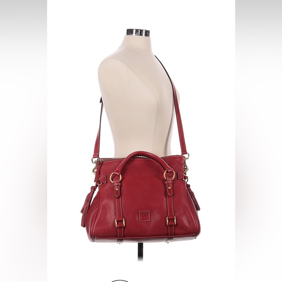 Dooney & Bourke Handbags - Dooney & Bourke Burgundy Leather Satchel